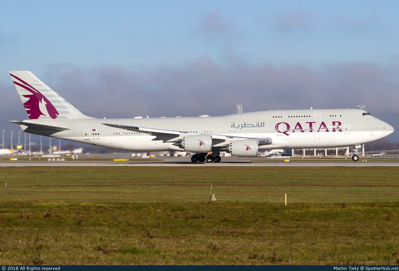 Photo of A7-HHE - Boeing 747-8KB(BBJ) operated by Qatar Amiri Flight