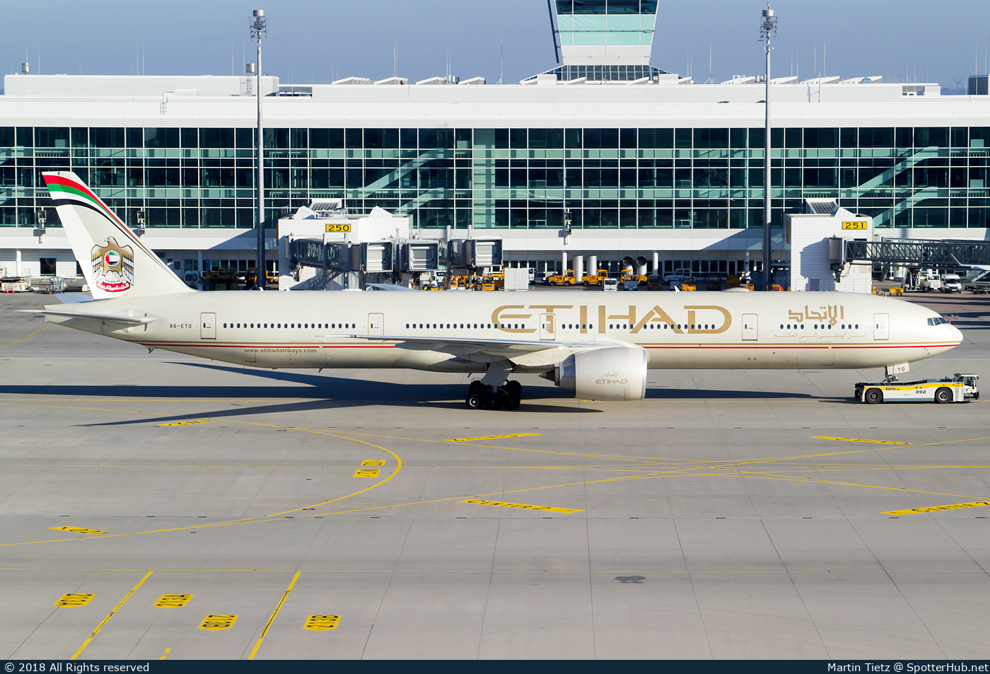 Photo of A6-ETO - Boeing 777-3FX(ER) operated by Etihad Airways