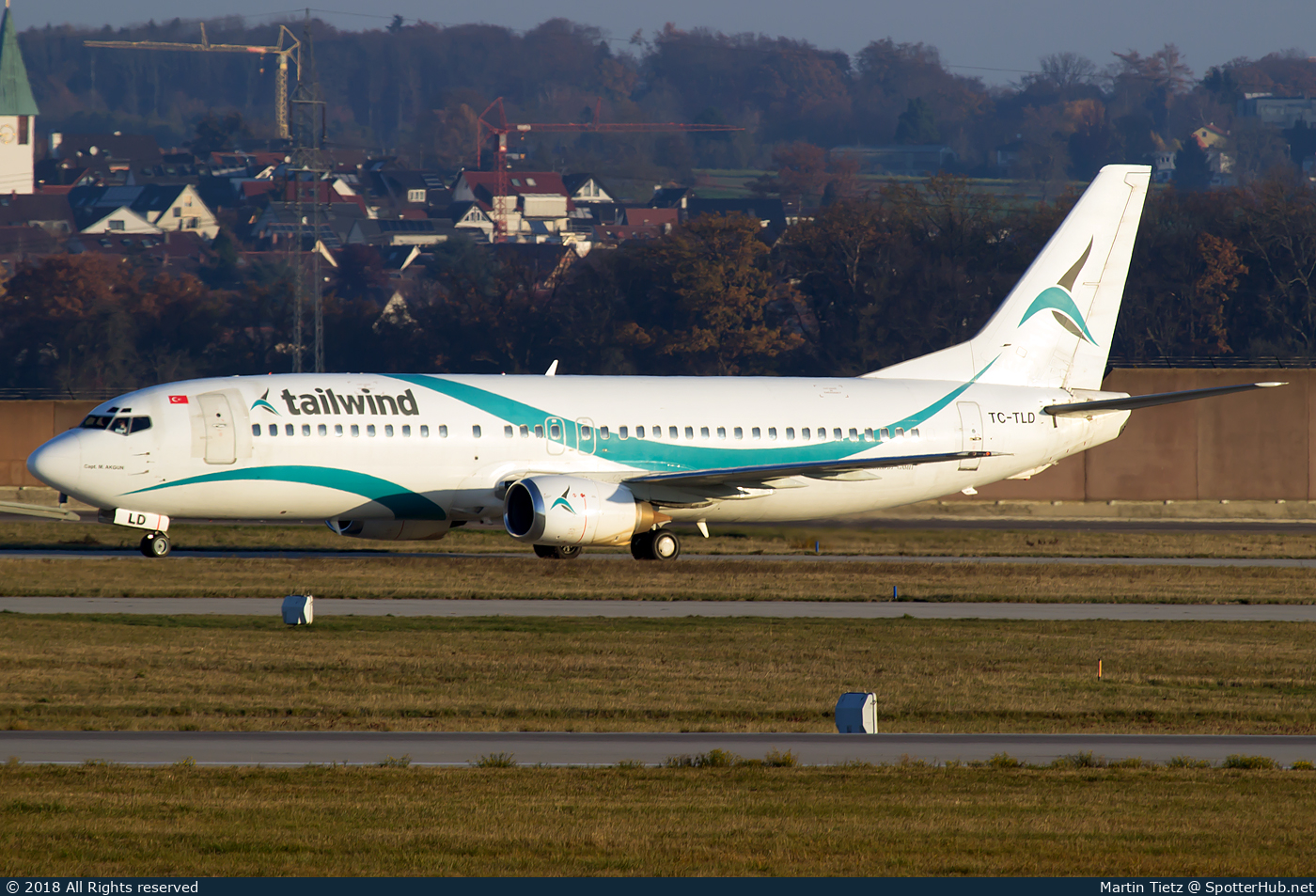 Photo of TC-TLD - Boeing 737-4Q8 operated by Tailwind Airlines