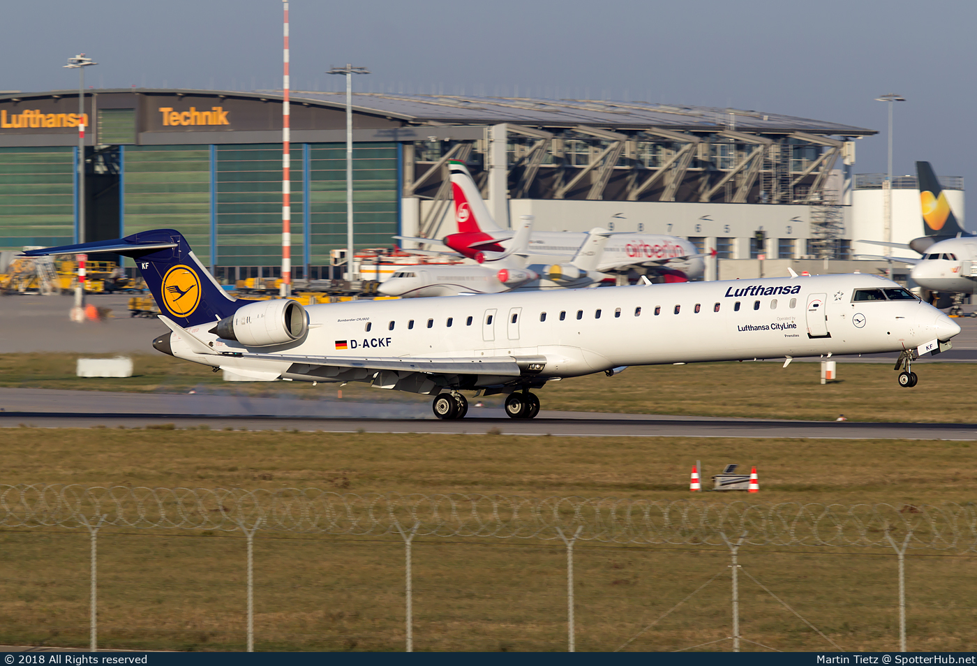 Photo of D-ACKF - Bombardier CRJ-900LR operated by Lufthansa CityLine