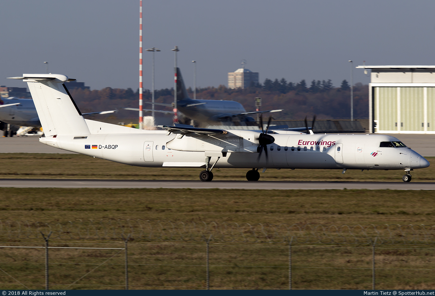 Photo of D-ABQP - Bombardier DHC-8-402 Dash 8 Q400 operated by Eurowings (opb LGW Luftfahrtgesellschaft Walter)