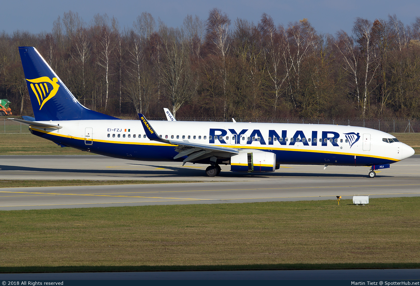 Photo of EI-FZJ - Boeing 737-8AS operated by Ryanair