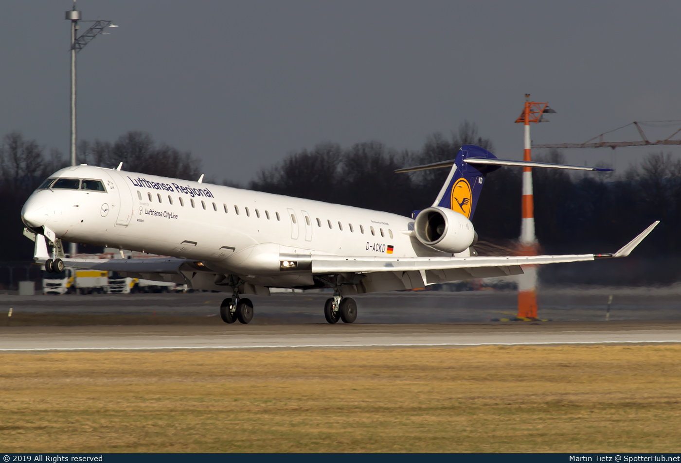 Photo of D-ACKD - Bombardier CRJ-900LR operated by Lufthansa CityLine