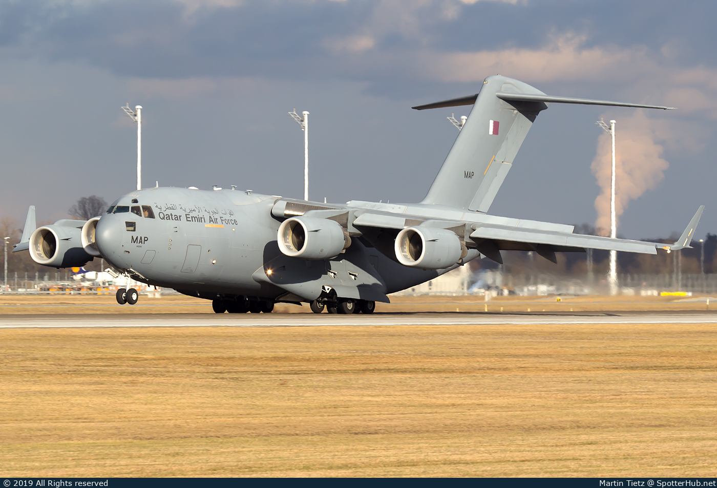 Photo of A7-MAP - Boeing C-17A Globemaster III operated by Qatar Emiri Air Force