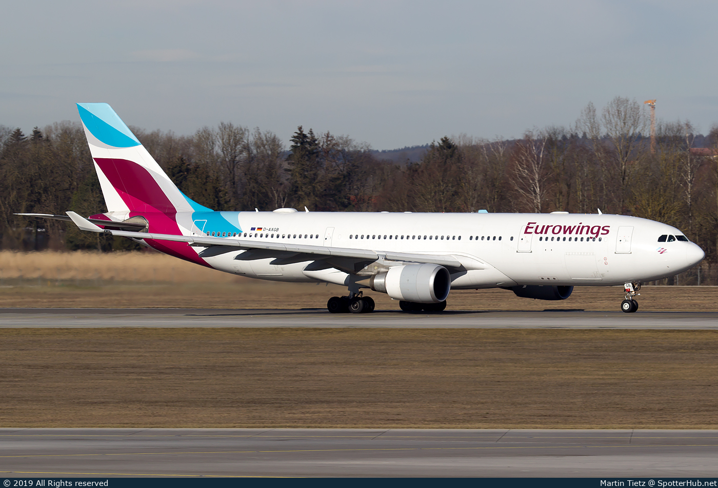 Photo of D-AXGB - Airbus A330-203 operated by Eurowings (opb SunExpress Germany)