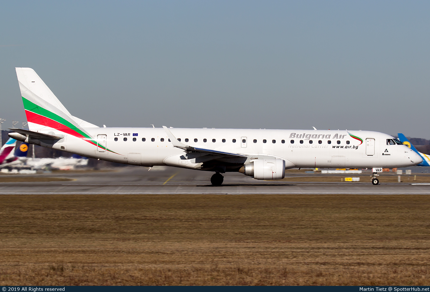 Photo of LZ-VAR - Embraer ERJ-190AR operated by Bulgaria Air
