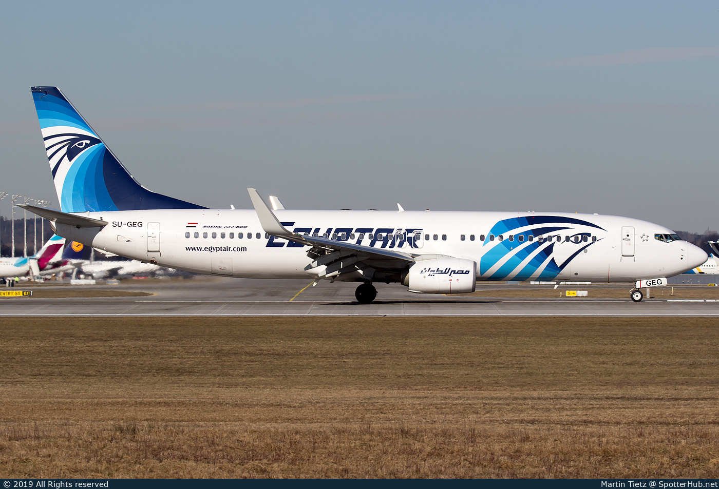 Photo of SU-GEG - Boeing 737-866 operated by Egyptair