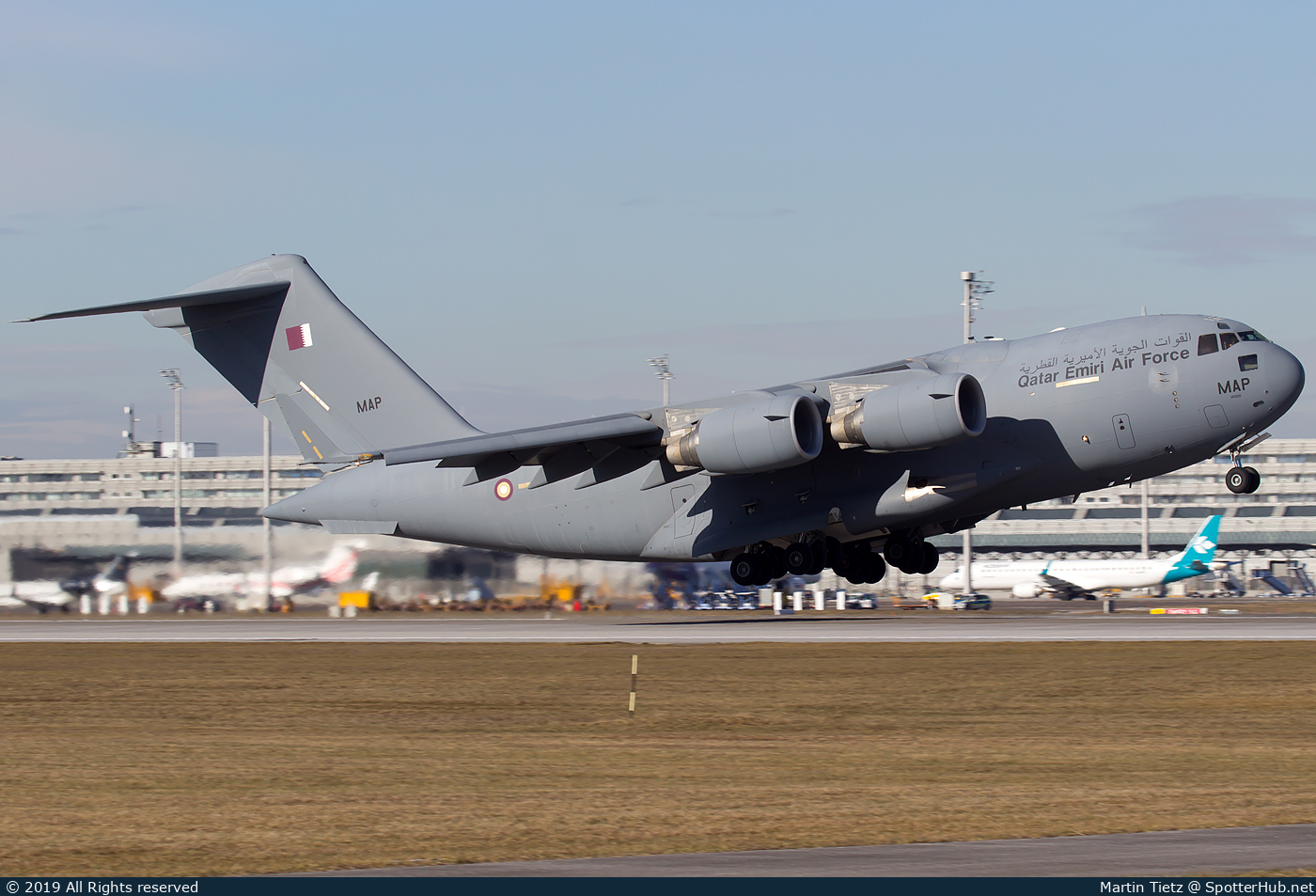Photo of A7-MAP - Boeing C-17A Globemaster III operated by Qatar Emiri Air Force