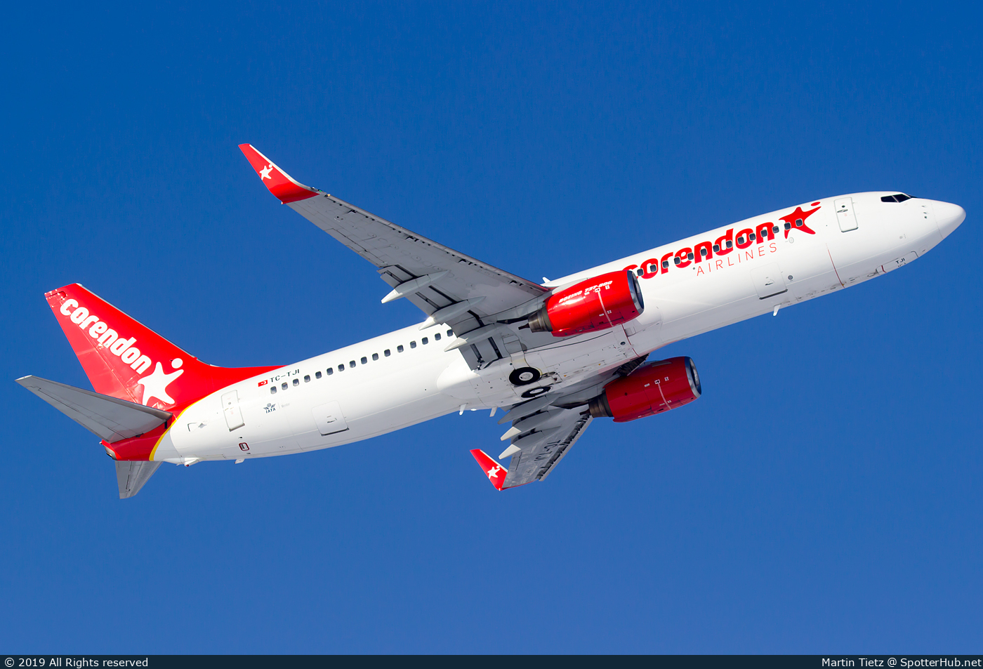 Photo of TC-TJI - Boeing 737-8S3 operated by Corendon Airlines