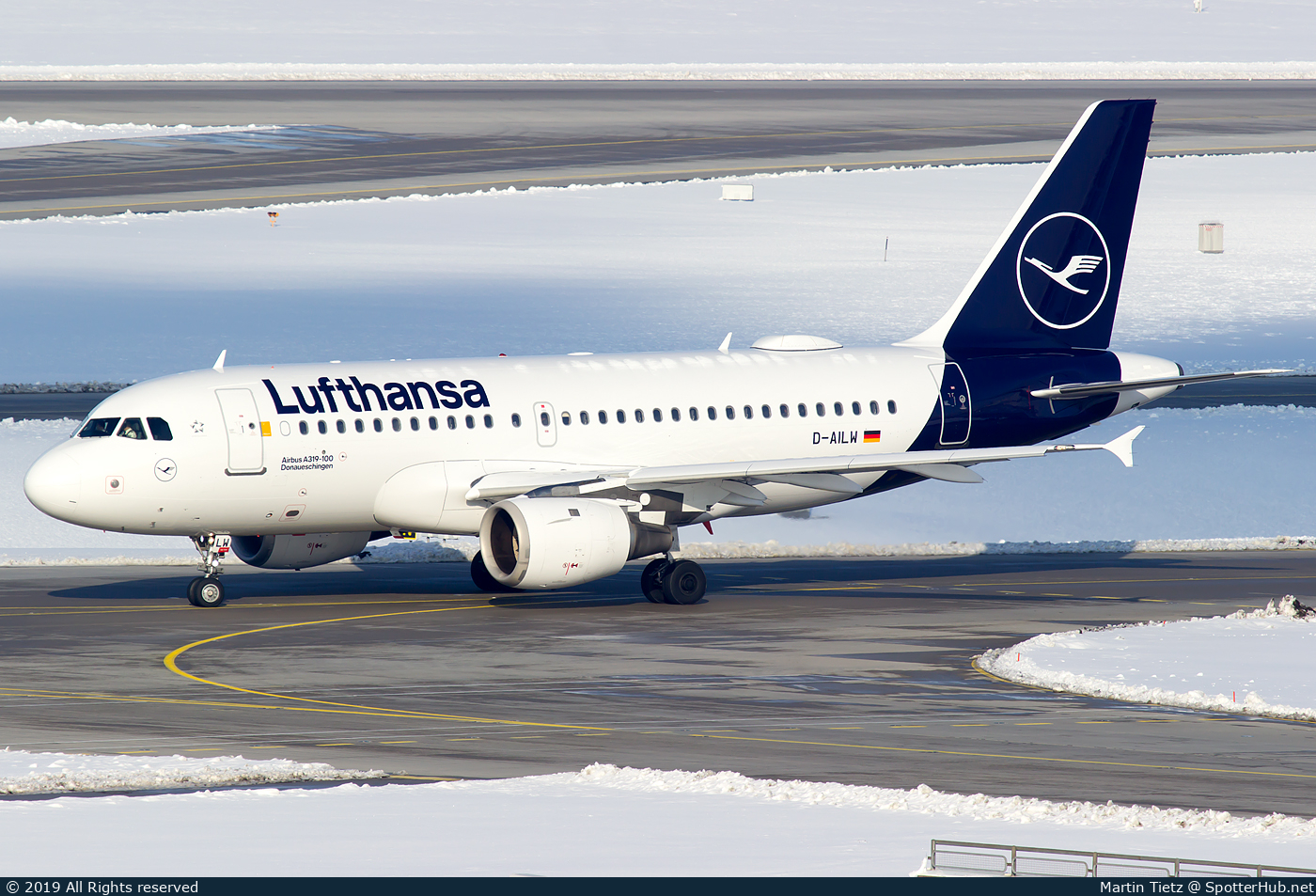 Photo of D-AILW - Airbus A319-114 operated by Lufthansa