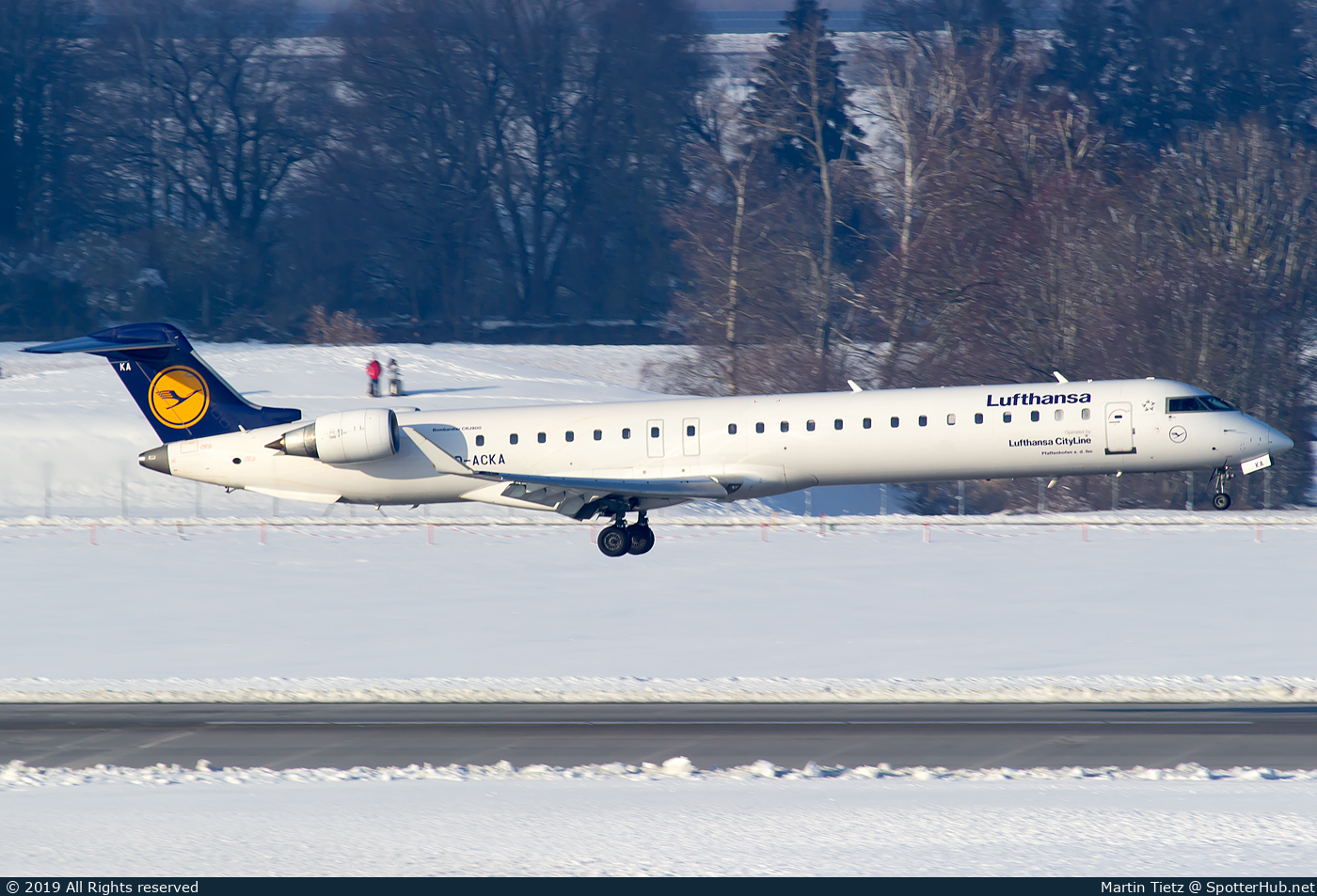 Photo of D-ACKA - Bombardier CRJ-900LR operated by Lufthansa CityLine