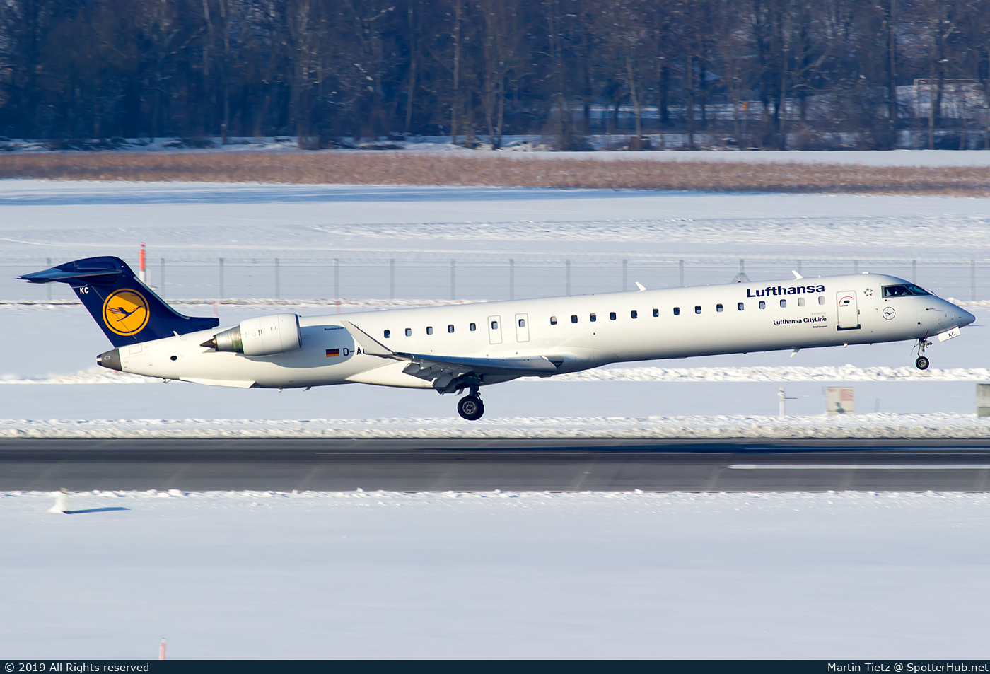 Photo of D-ACKC - Bombardier CRJ-900LR operated by Lufthansa CityLine