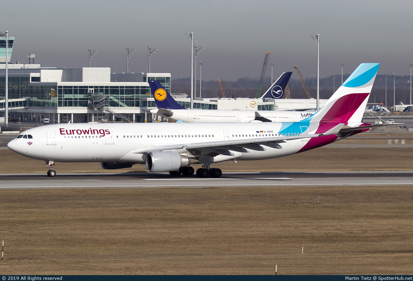 Photo of D-AXGE - Airbus A330-203 operated by Eurowings (opb SunExpress Germany)