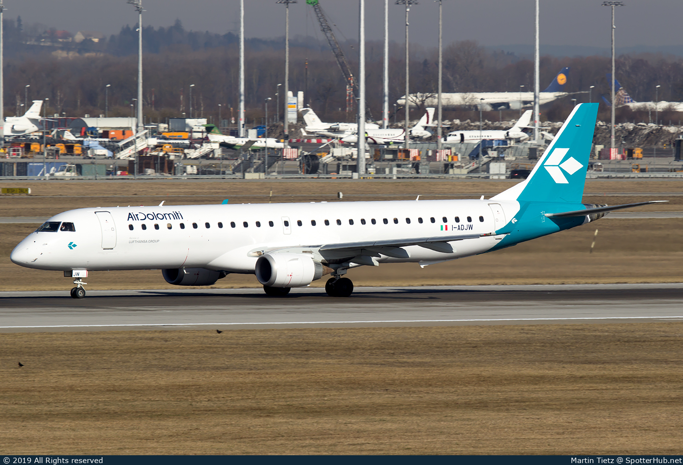 Photo of I-ADJW - Embraer ERJ-195LR operated by Air Dolomiti