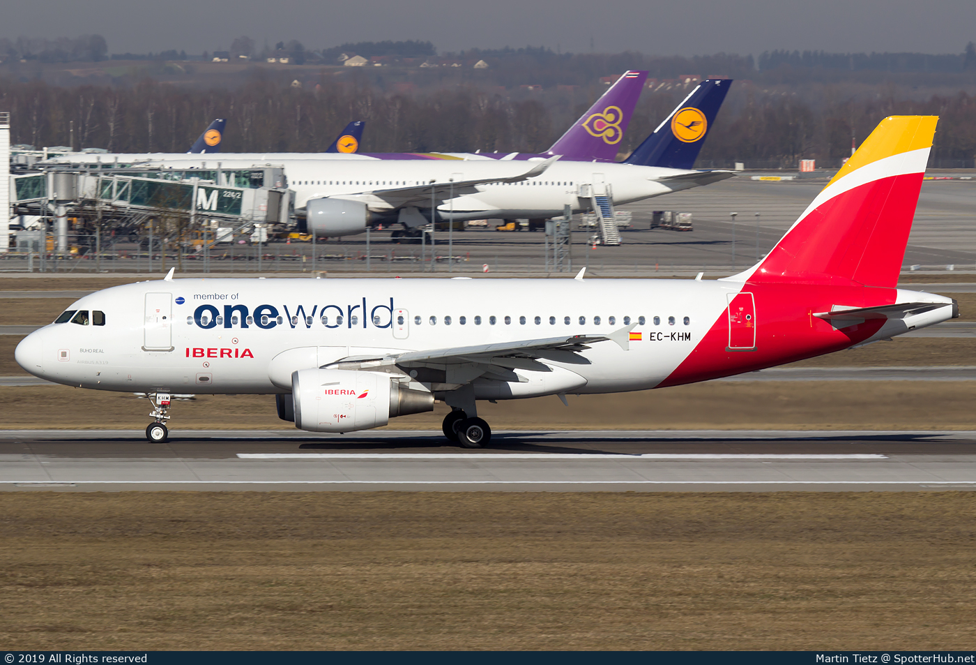 Photo of EC-KHM - Airbus A319-111 operated by Iberia