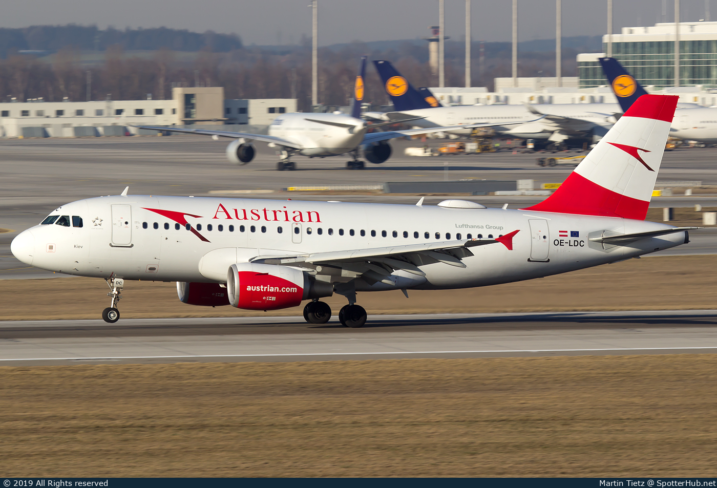Photo of OE-LDC - Airbus A319-112 operated by Austrian Airlines