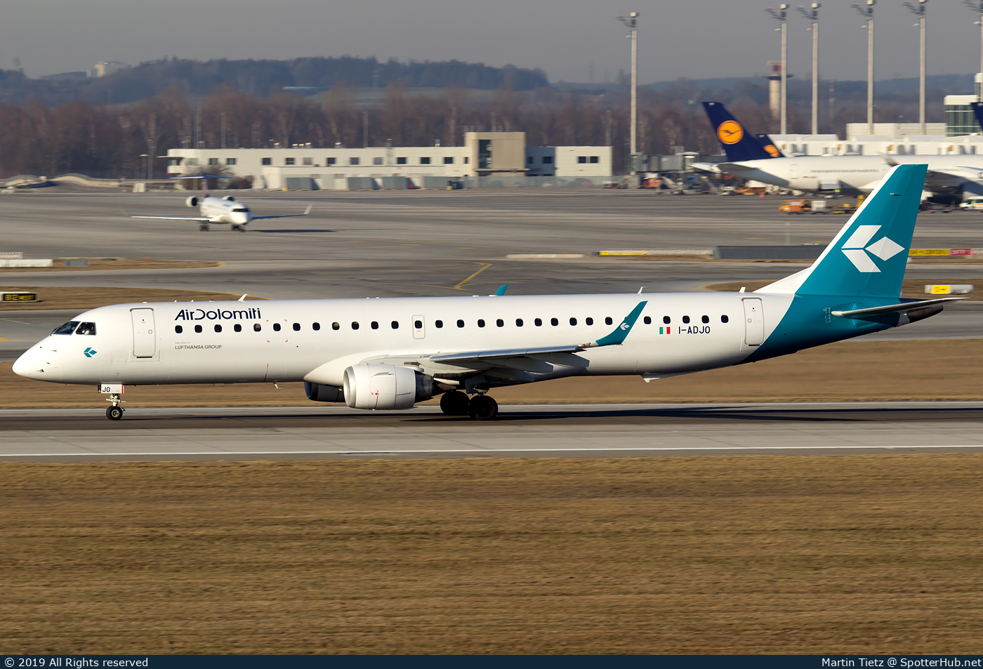Photo of I-ADJO - Embraer ERJ-195LR operated by Air Dolomiti