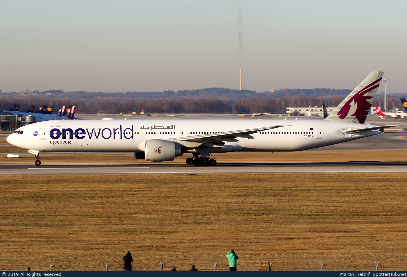 Photo of A7-BAG - Boeing 777-3DZ(ER) operated by Qatar Airways