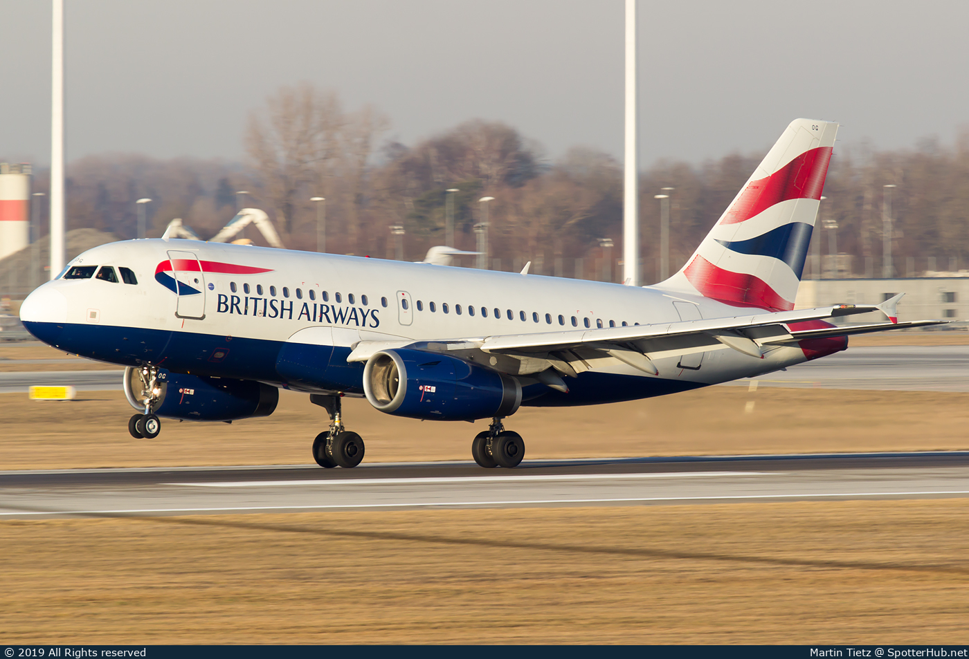 Photo of G-EUOG - Airbus A319-131 operated by British Airways