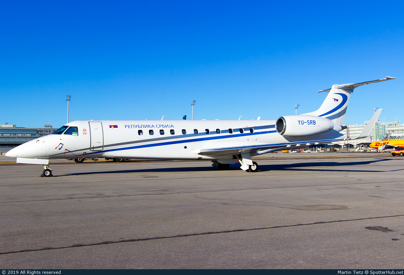 Photo of YU-SRB - Embraer Legacy 600 operated by Government of Serbia