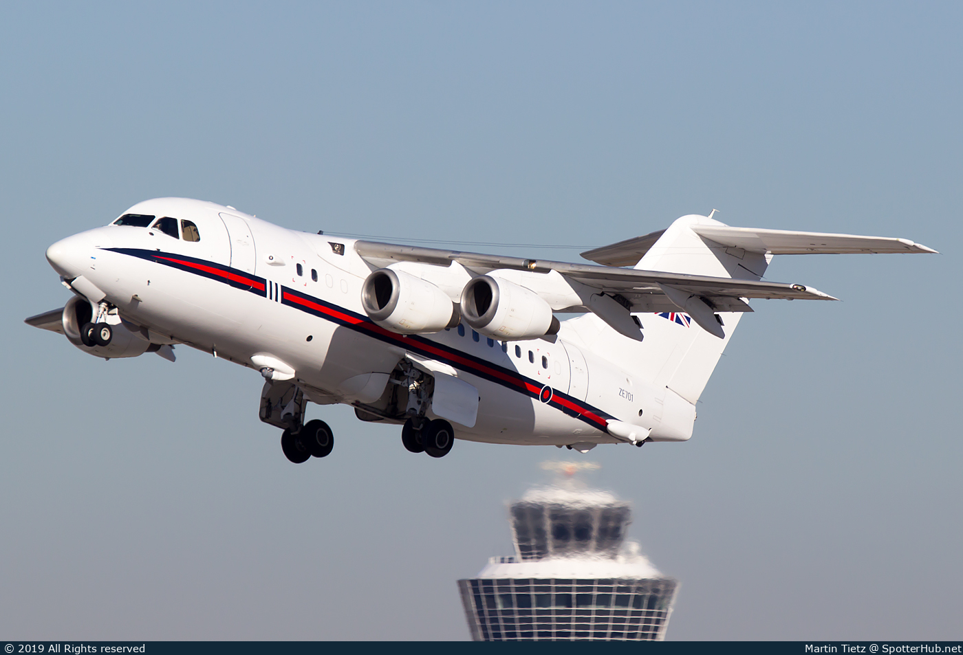 Photo of ZE701 - British Aerospace 146 CC.2 operated by Royal Air Force