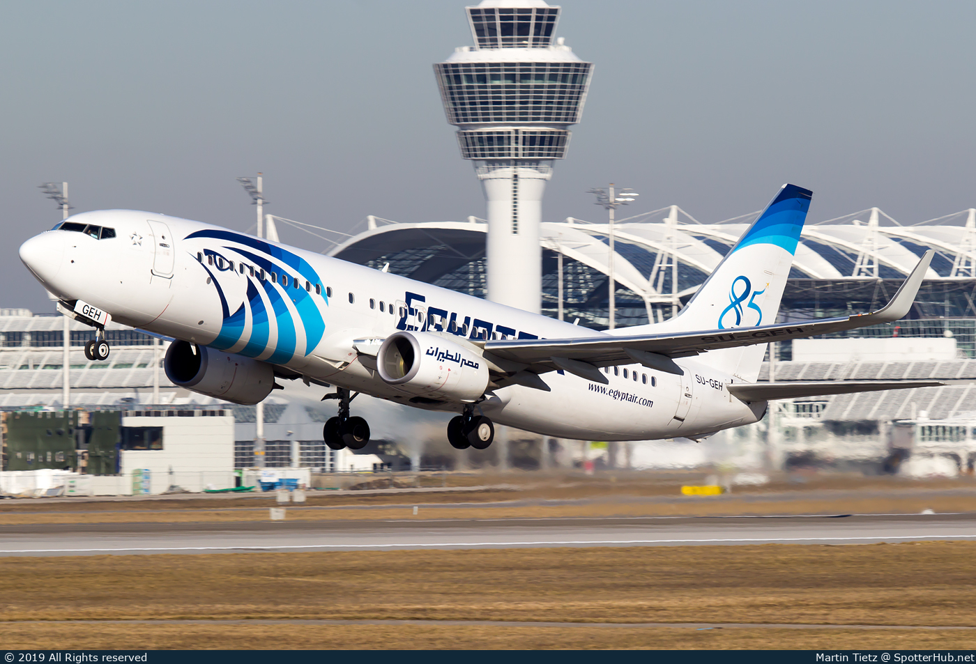 Photo of SU-GEH - Boeing 737-866 operated by Egyptair