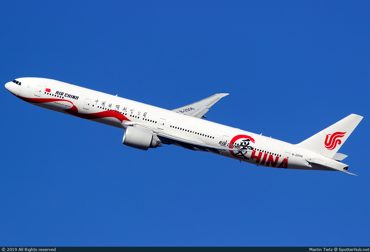 Photo of B-2006 - Boeing 777-39L(ER) operated by Air China