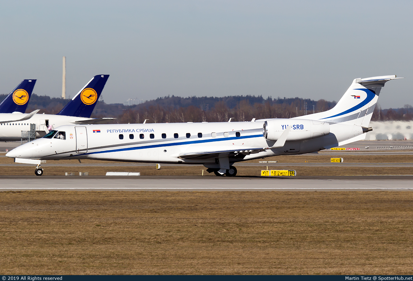 Photo of YU-SRB - Embraer Legacy 600 operated by Government of Serbia