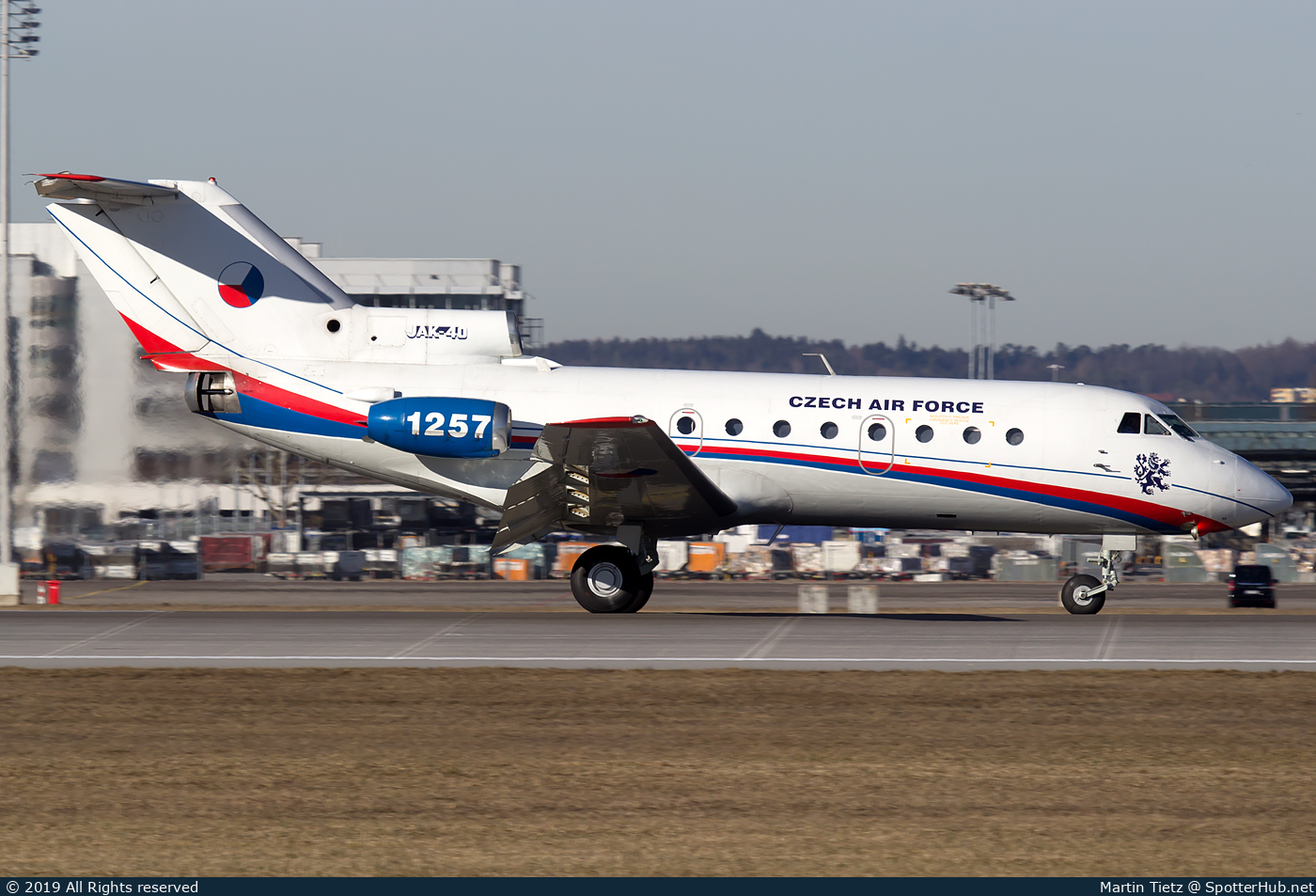 Photo of 1257 - Yakovlev Yak-40K operated by Czech Air Force
