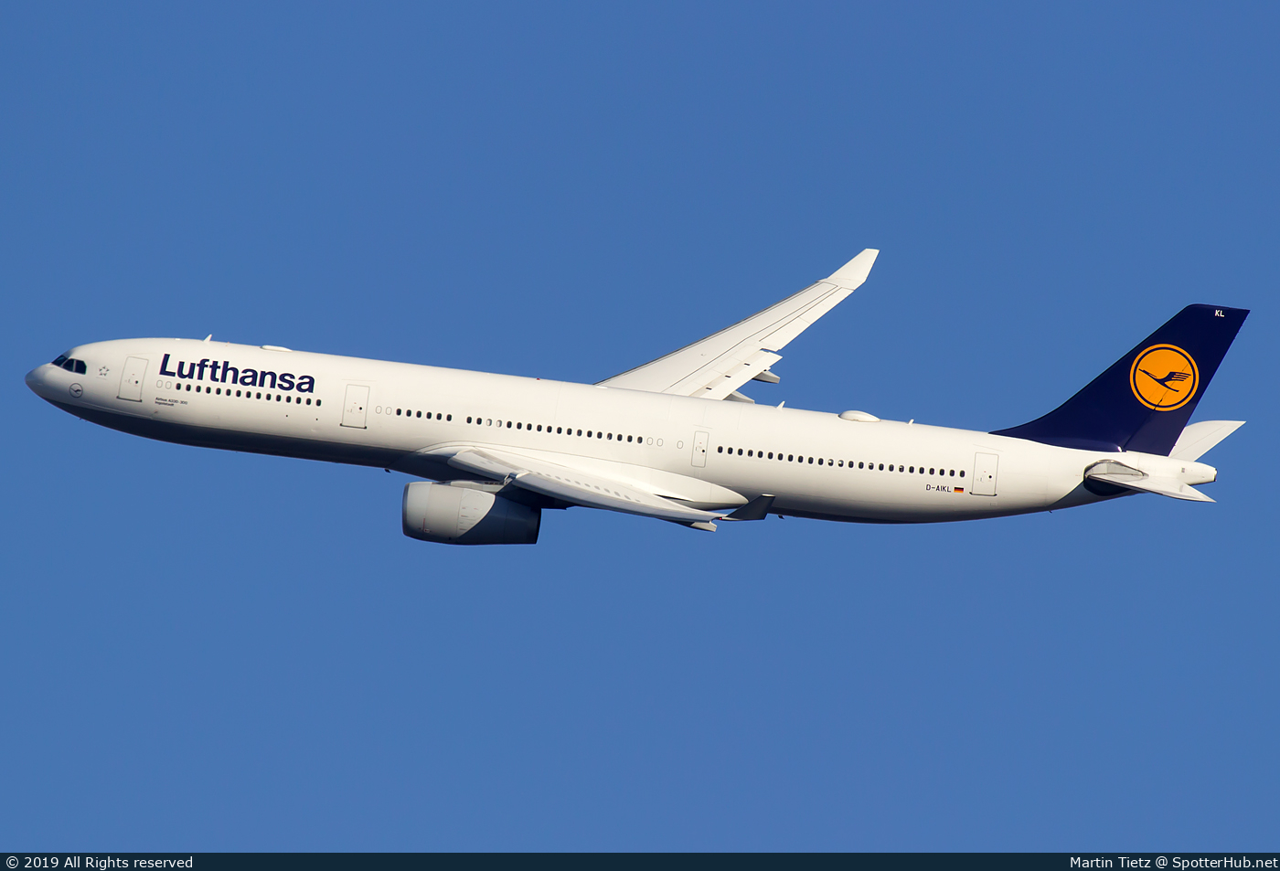 Photo of D-AIKL - Airbus A330-343 operated by Lufthansa