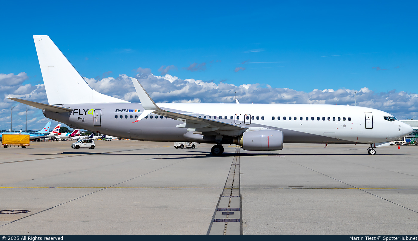 Photo of EI-FFA - Boeing 737-8K5 operated by FLY4 Airlines