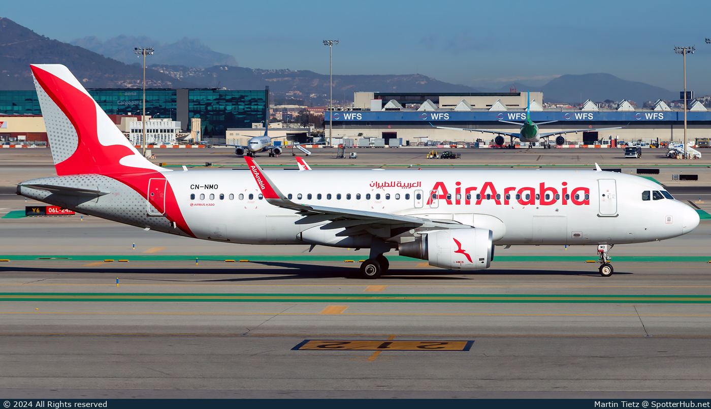 Photo of CN-NMO - Airbus A320-214 operated by Air Arabia Maroc