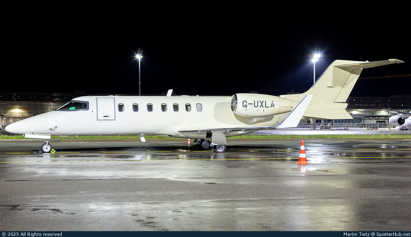 Photo of G-UXLA - Bombardier Learjet 40 operated by Saxonair Charter