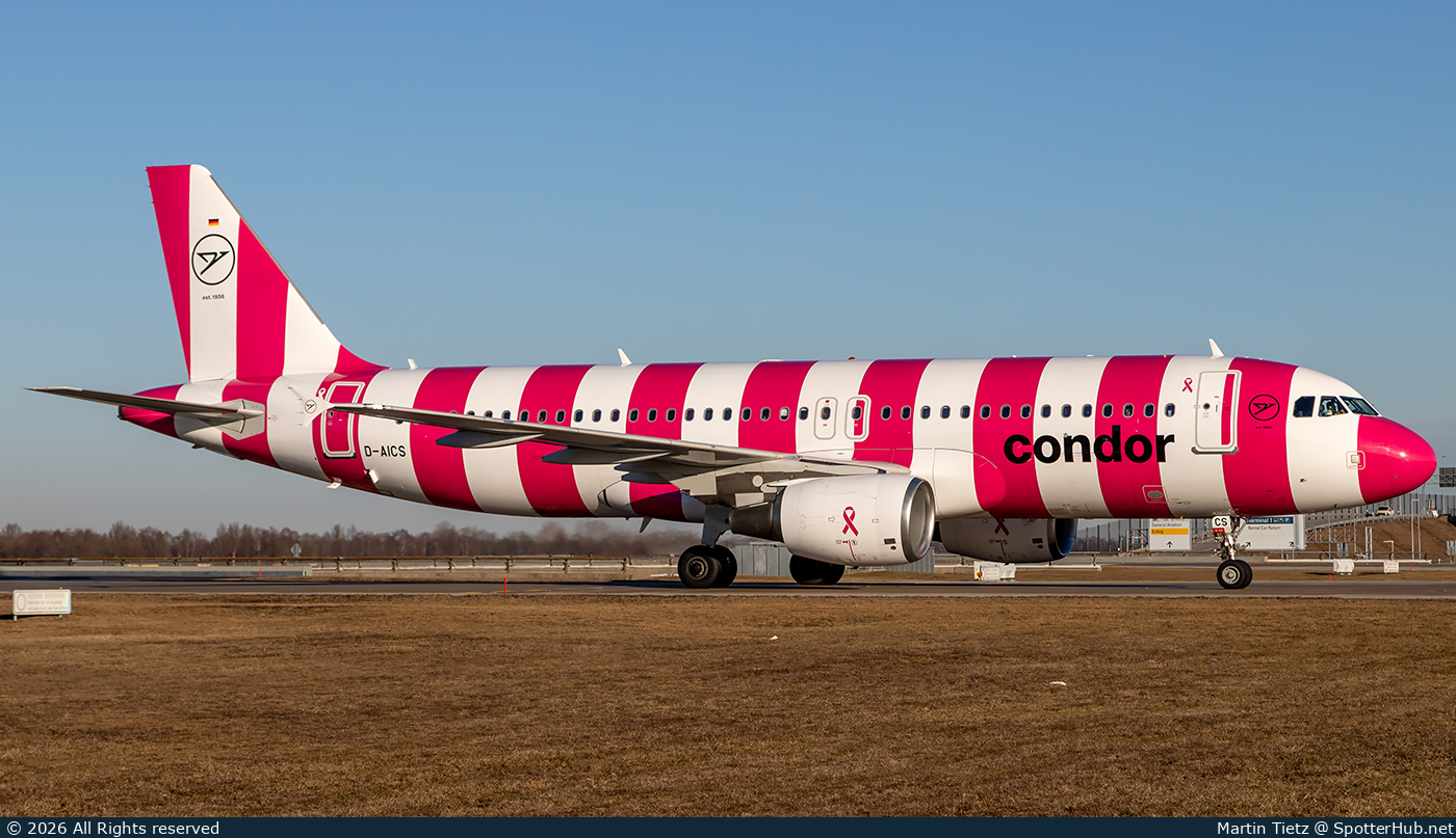 Photo of D-AICS - Airbus A320-214 operated by Condor