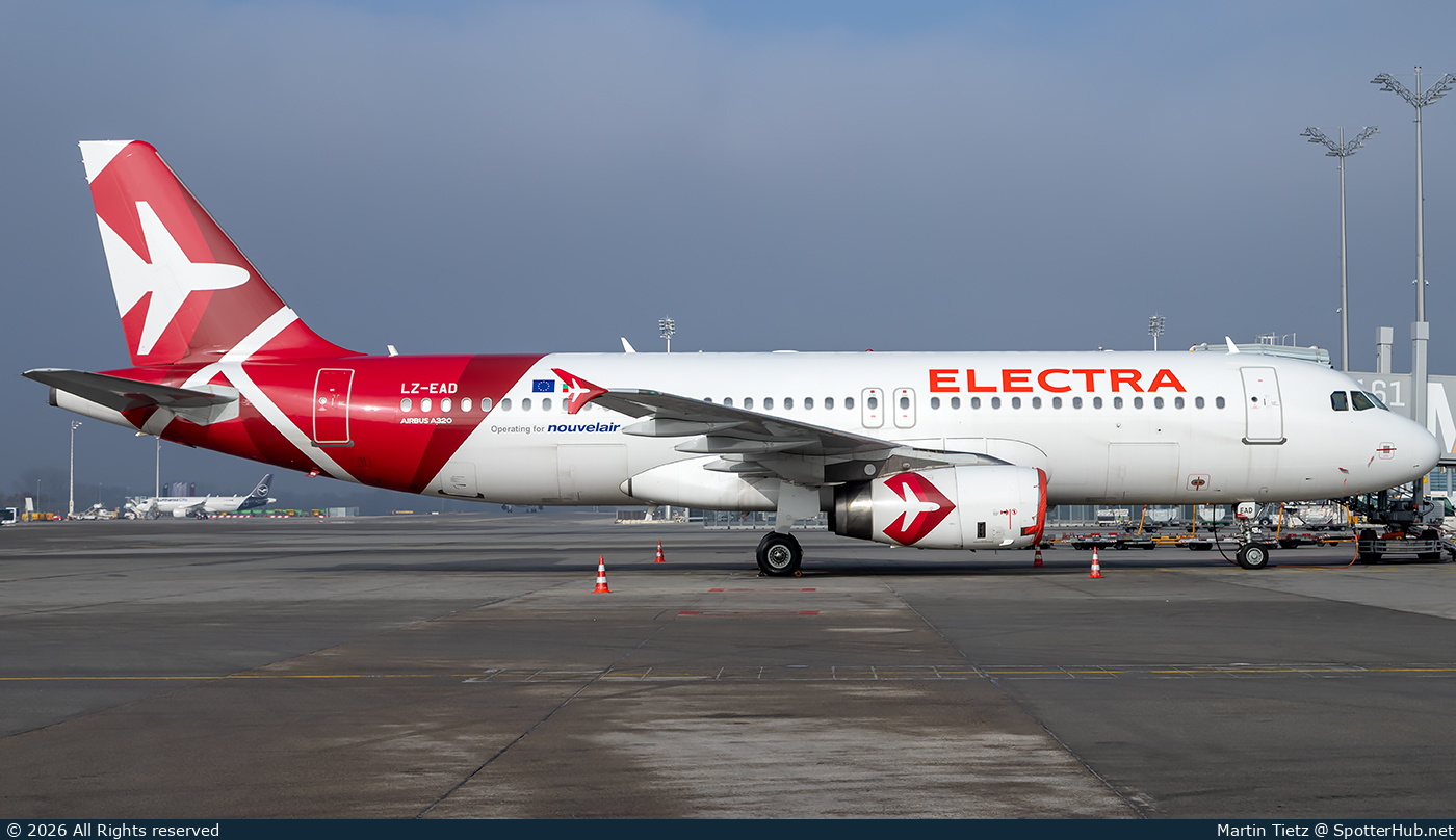 Photo of LZ-EAD - Airbus A320-232 operated by Electra Airways