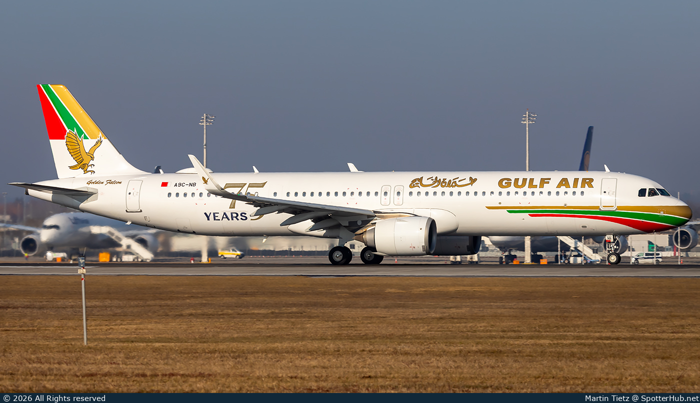 Photo of A9C-NB - Airbus A321-253NX operated by Gulf Air