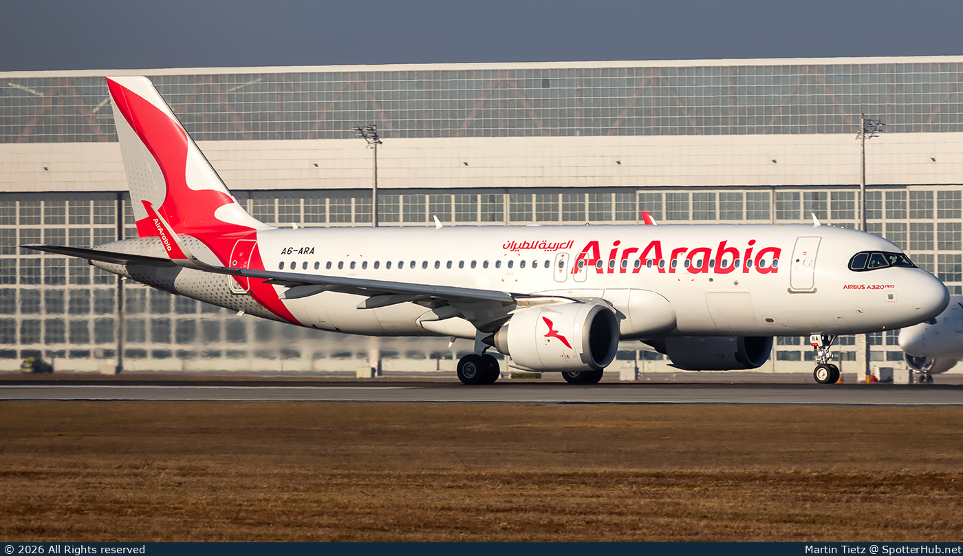 Photo of A6-ARA - Airbus A320-251N operated by Air Arabia