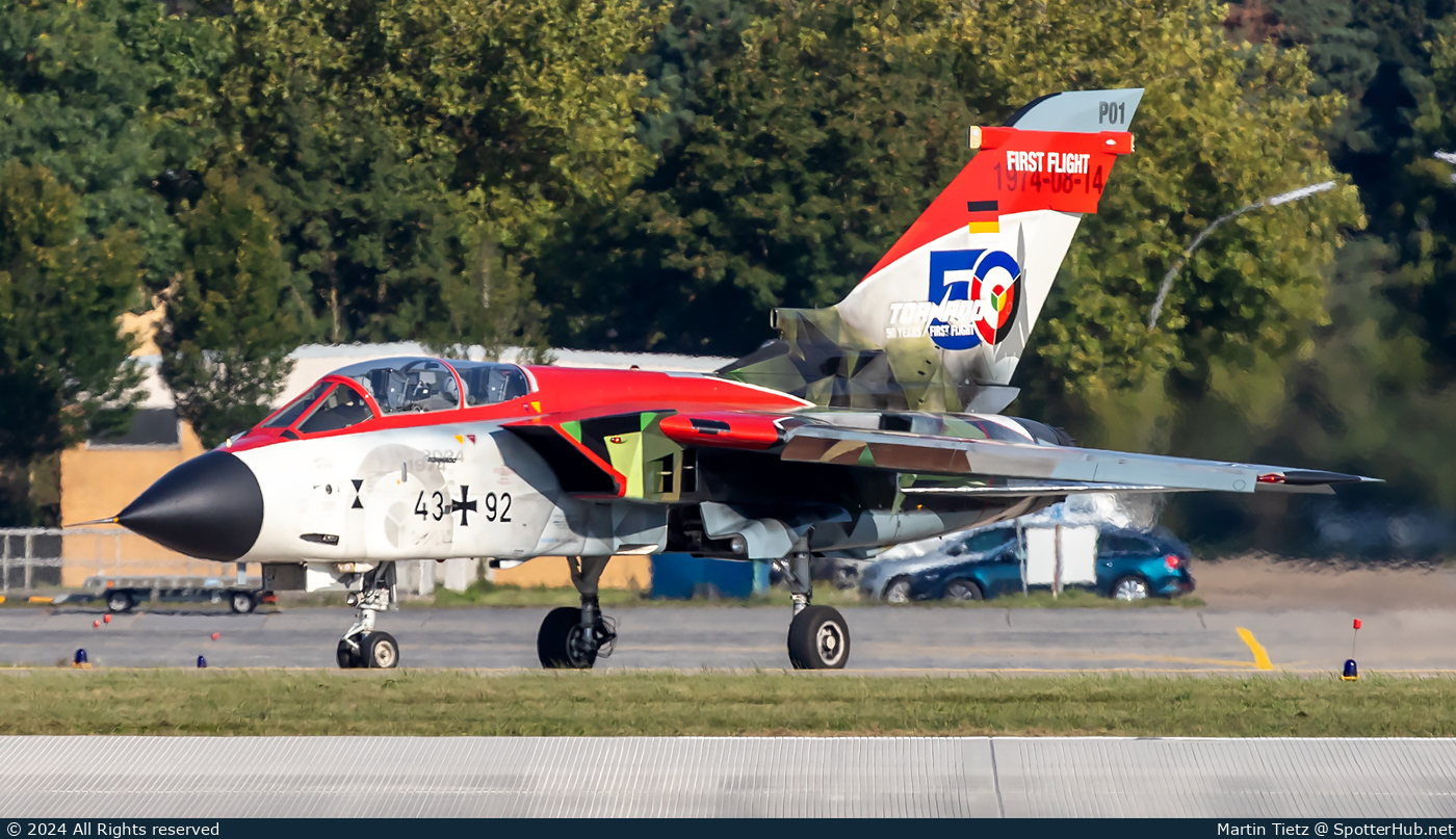 Photo of 43+92 - Panavia Tornado IDS(T) operated by German Air Force