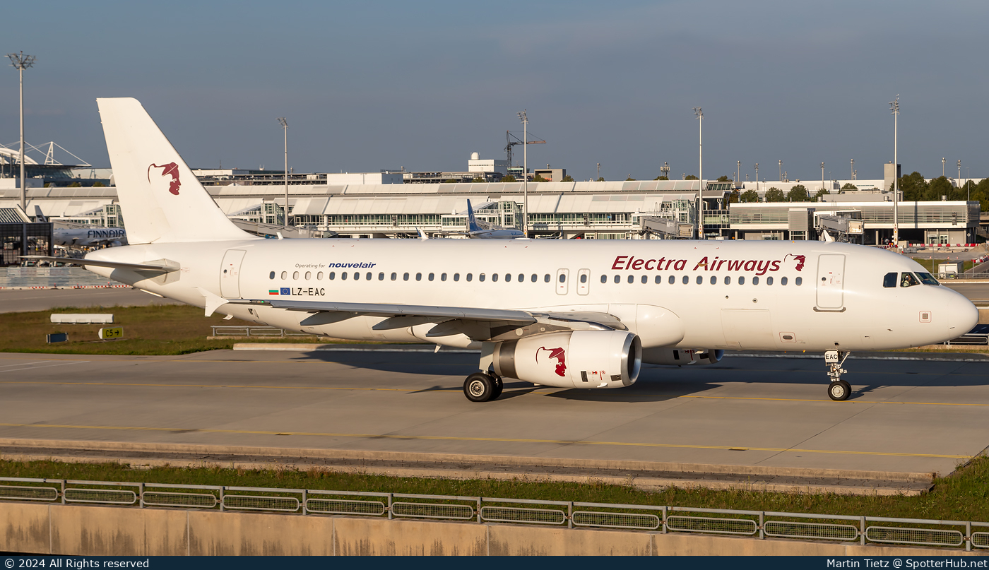 Photo of LZ-EAC - Airbus A320-232 operated by Electra Airways