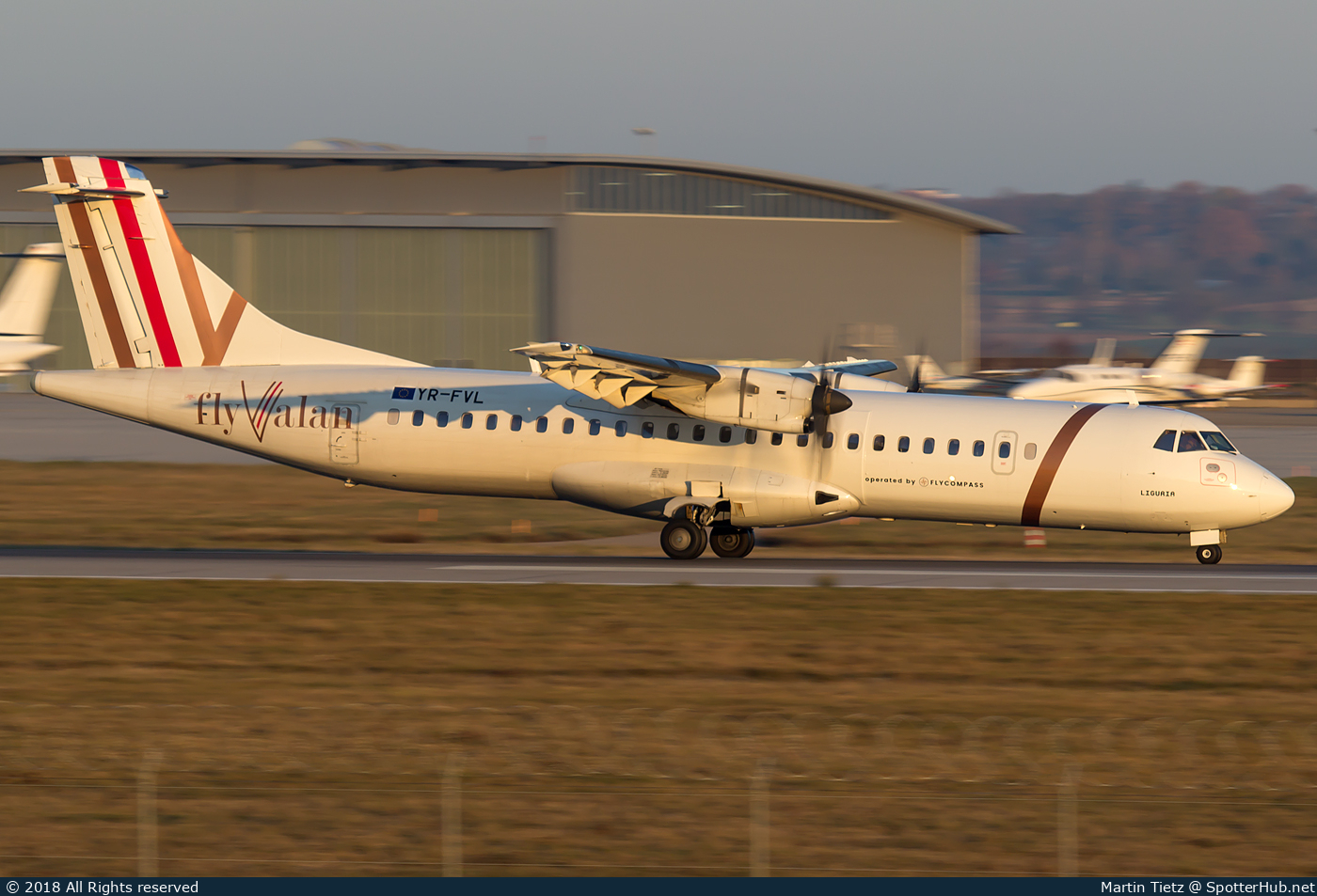 Photo of YR-FVL - ATR 72-500 operated by flyValan