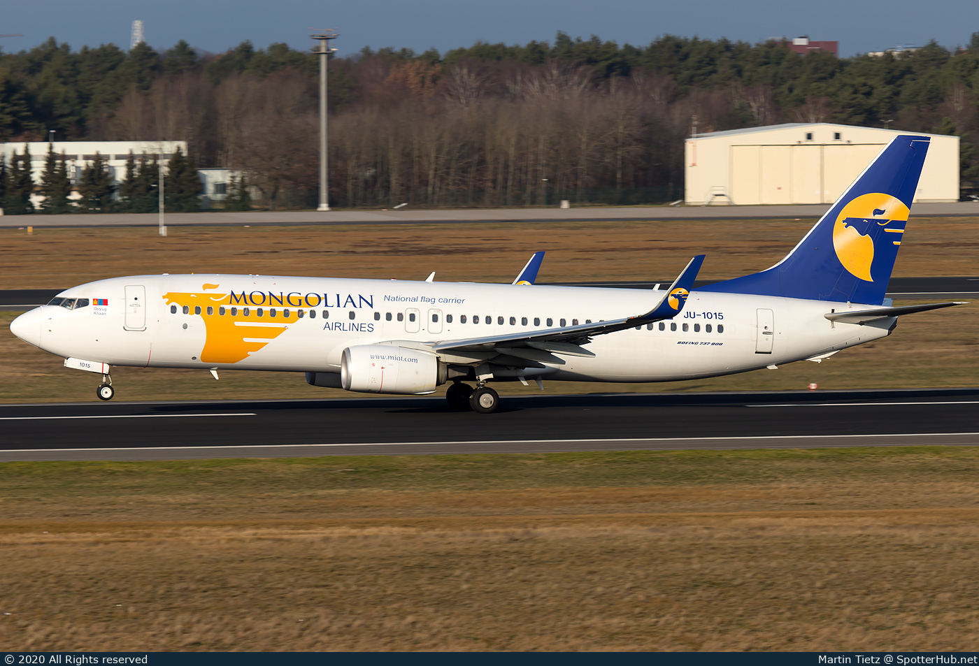 Photo of JU-1015 - Boeing 737-8SH operated by MIAT Mongolian Airlines
