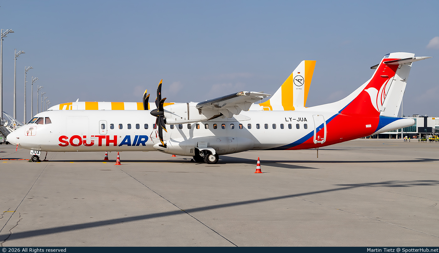 Photo of LY-JUA - ATR 72-500 operated by South Air (opb Jump Air)