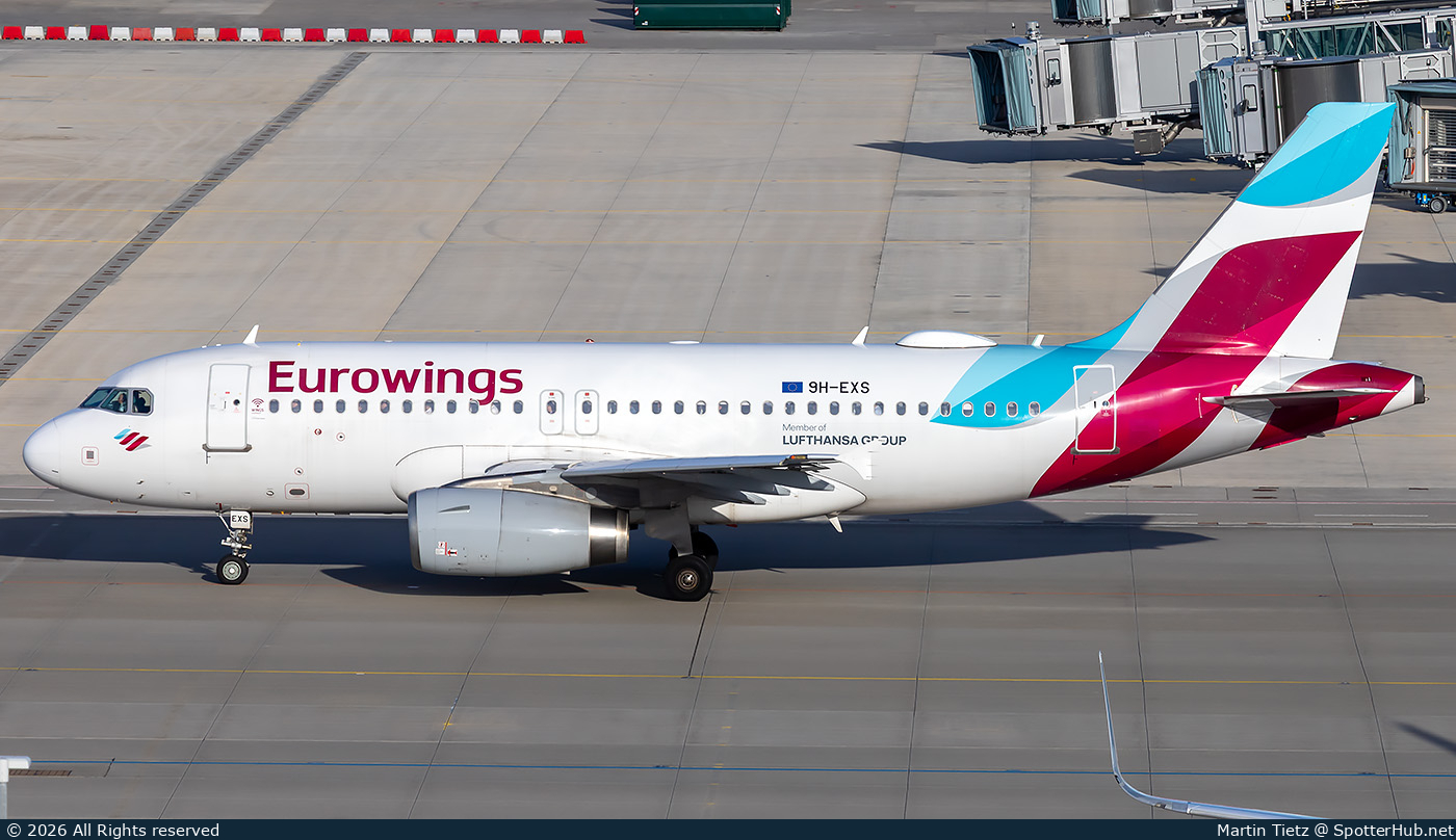 Photo of 9H-EXS - Airbus A319-132 operated by Eurowings Europe Malta