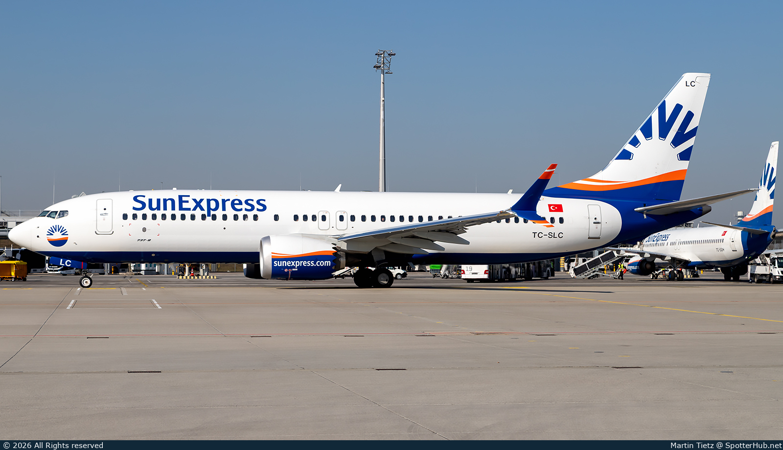 Photo of TC-SLC - Boeing 737 MAX 8 operated by SunExpress