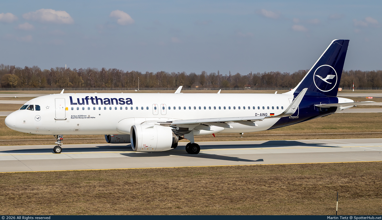 Photo of D-AINQ - Airbus A320-271N operated by Lufthansa