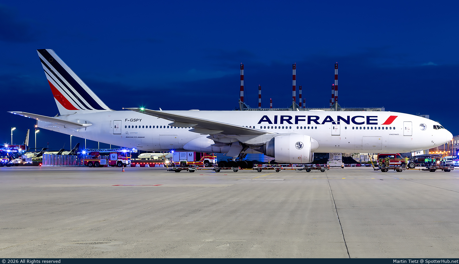 Photo of F-GSPY - Boeing 777-228(ER) operated by Air France