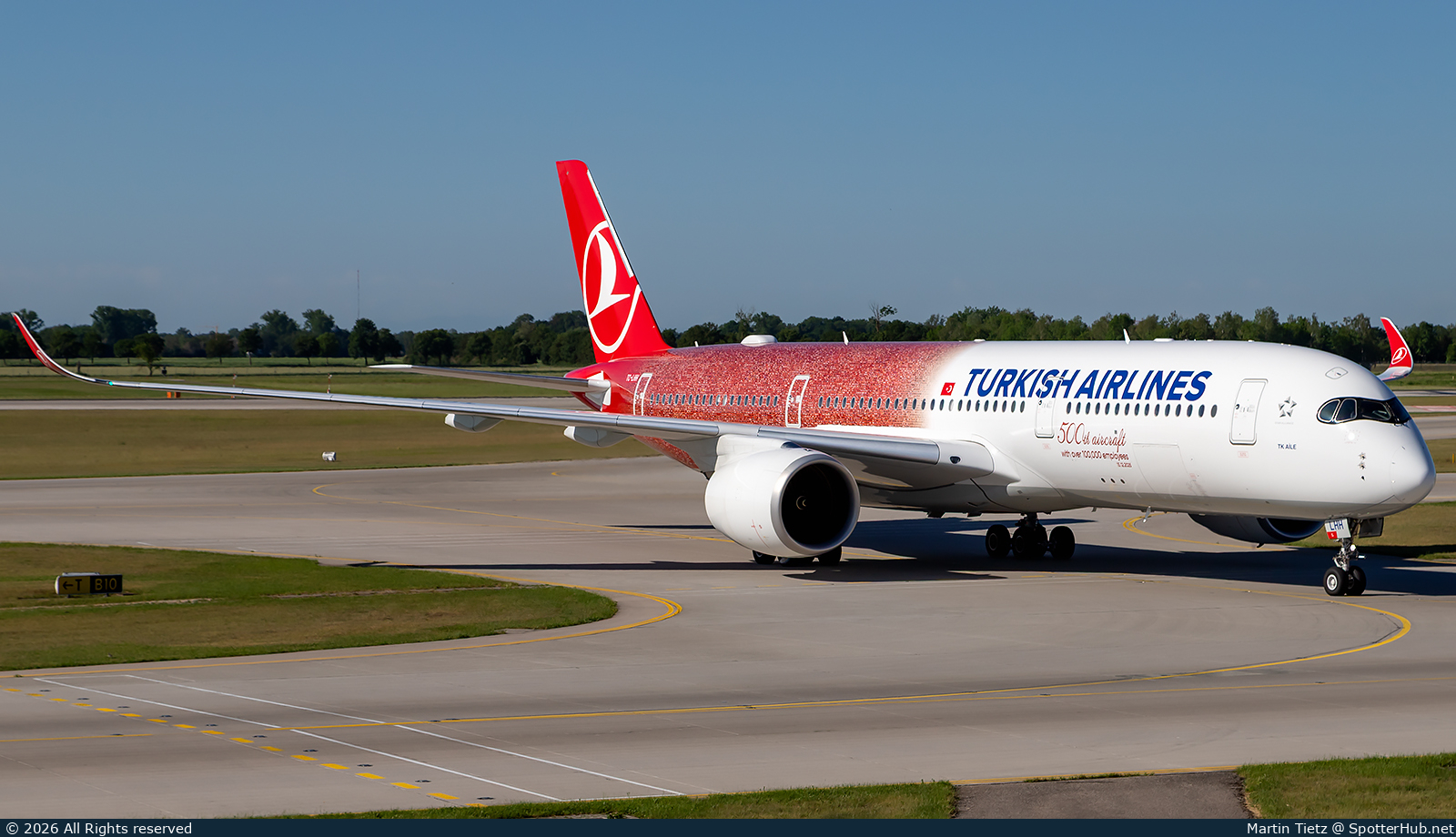 Photo of TC-LHH - Airbus A350-941 operated by Turkish Airlines