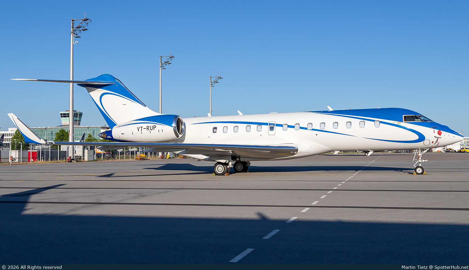 Photo of VT-RUP - Bombardier Global 5000 operated by Bajaj Aviation