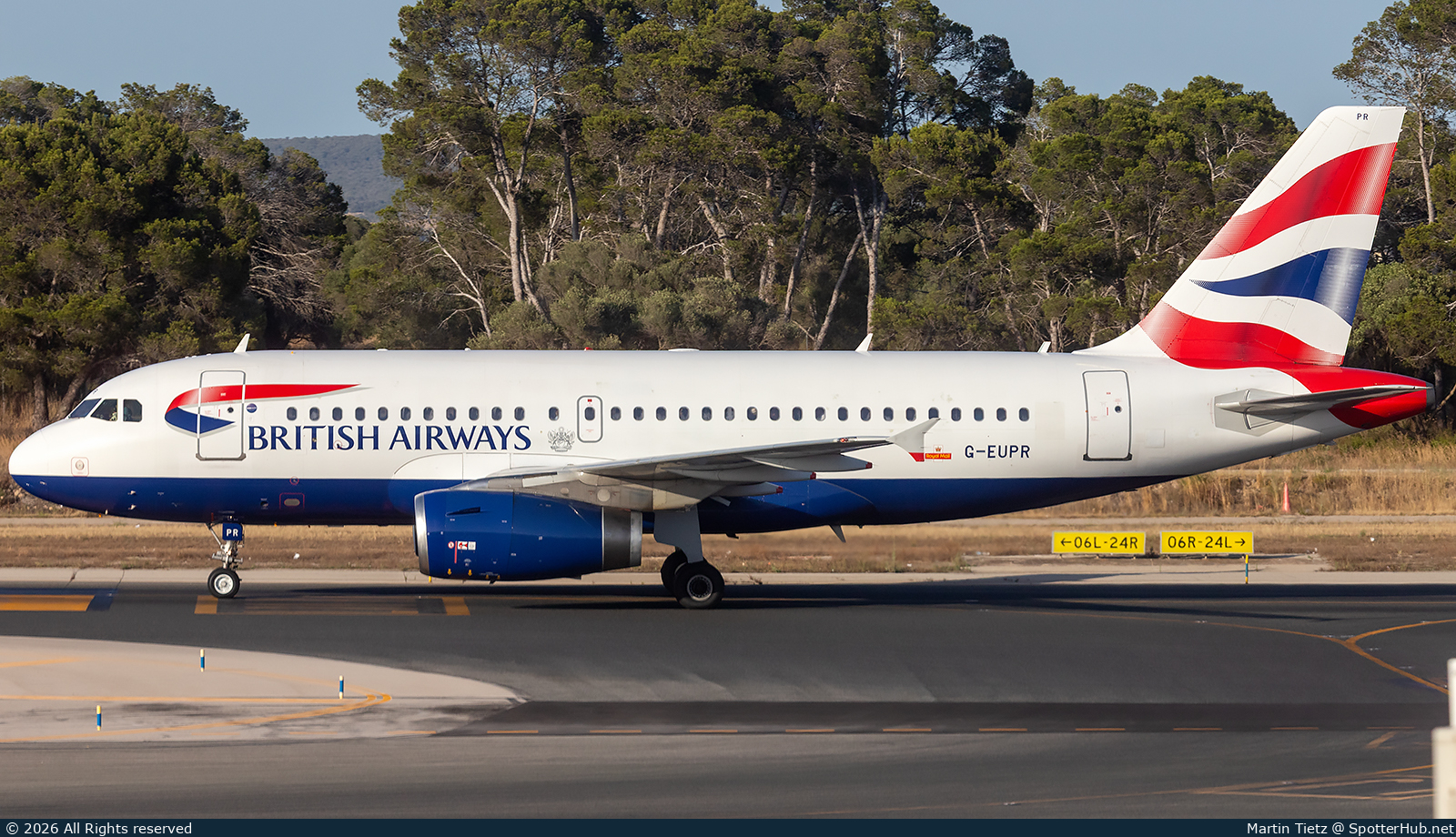 Photo of G-EUPR - Airbus A319-131 operated by British Airways