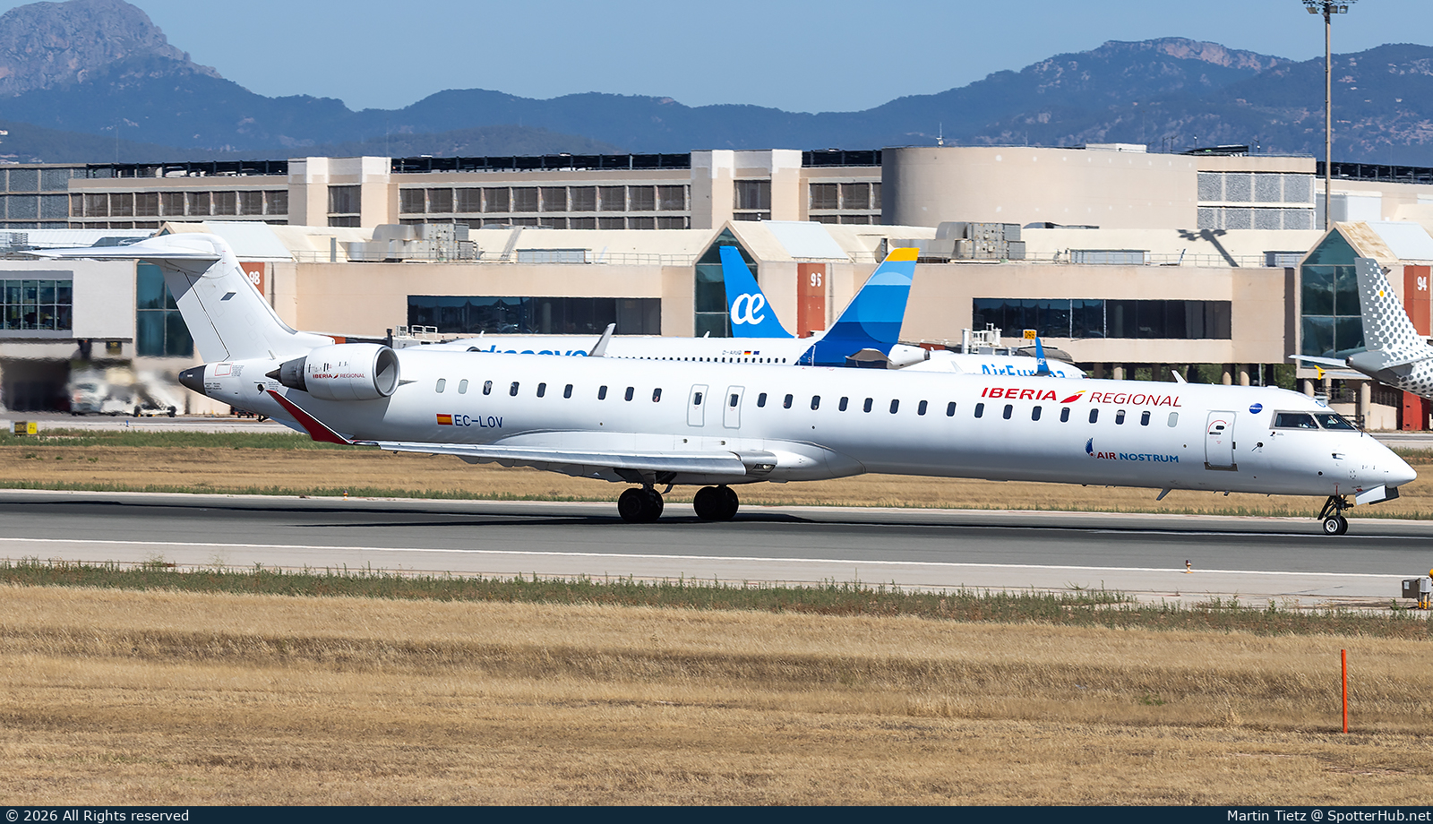 Photo of EC-LOV - Bombardier CRJ-1000 operated by Iberia Regional (opb Air Nostrum)